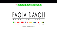 Desktop Screenshot of paoladavoli.it